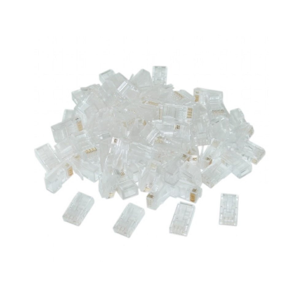 Gembird kabel-connector | RJ-45 | Transparant | LC-8P8C-002/50