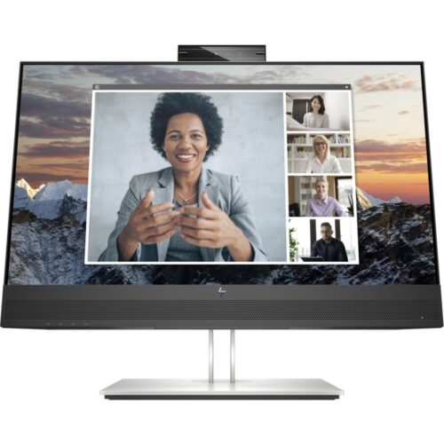 HP E24m G4 23,8" | 1920x1080 FHD IPS | 5ms | 99% sRGB | USB-C met 65W Power Delivery | 5MP Pop-up Webcam | Stereo Speakers | Microfoon | Monitor