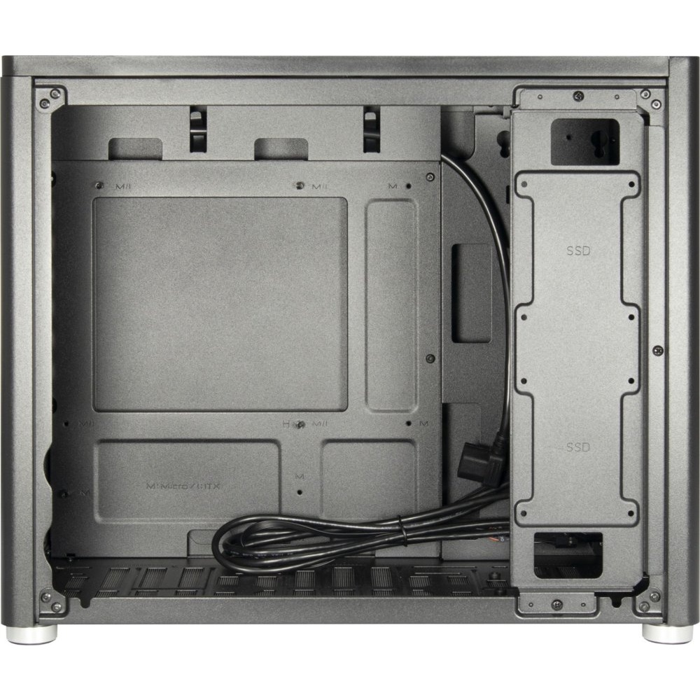 Inter-Tech X2 Duplex | Micro Tower Case | Zwart - Afbeelding 6