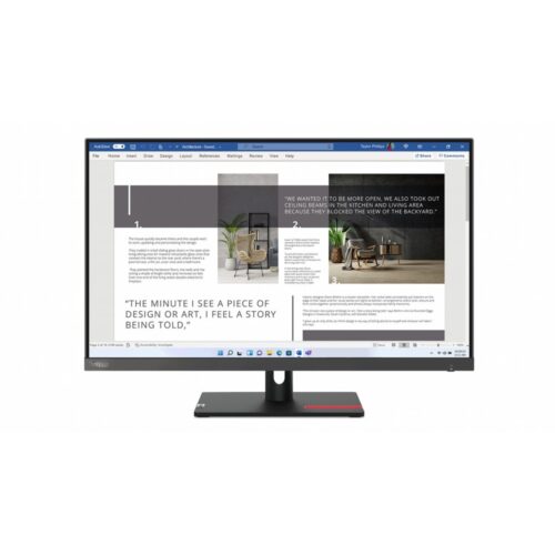 Lenovo ThinkVision S27i 30 | 27" Full HD IPS Monitor | 100Hz | Grijs