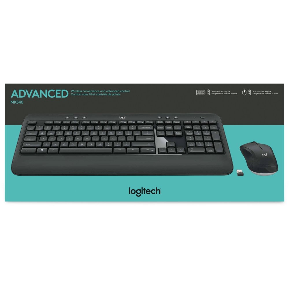 Logitech MK540 | Draadloze Muis- en Toetsenbordcombo | QWERTY - Afbeelding 2