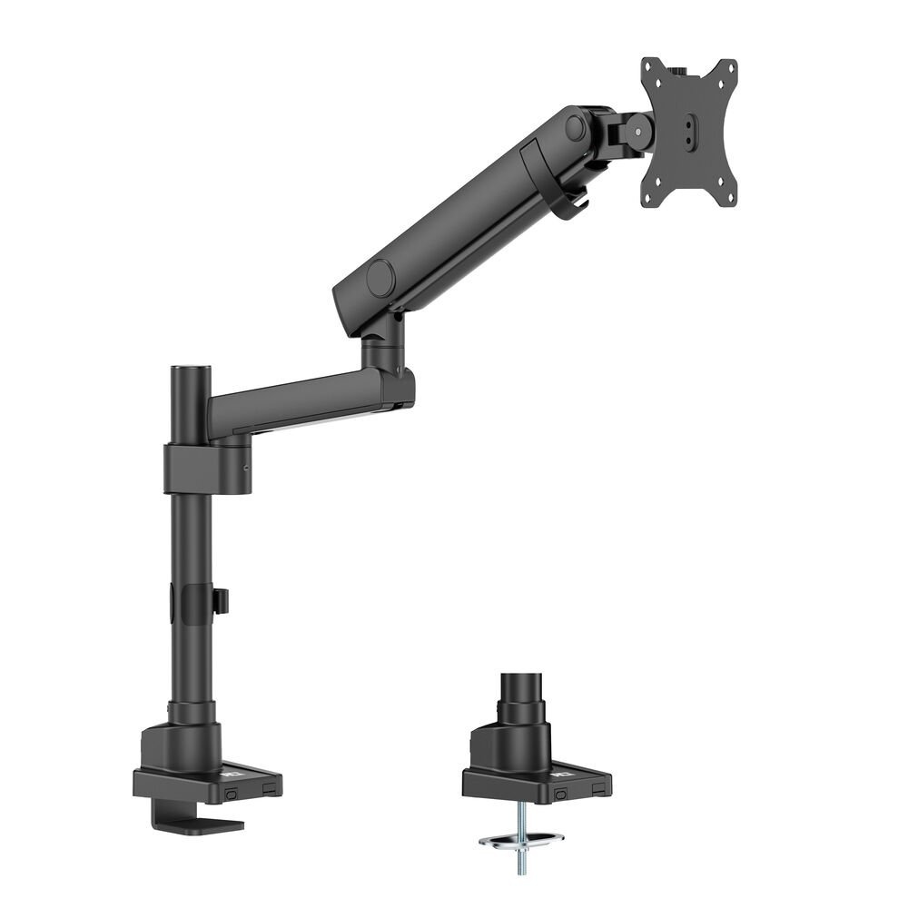 ACT AC8327 | Verstelbare Monitor-bureaubeugel | Tot 40″ | Max 12kg | VESA 100×100 | 1 Monitor