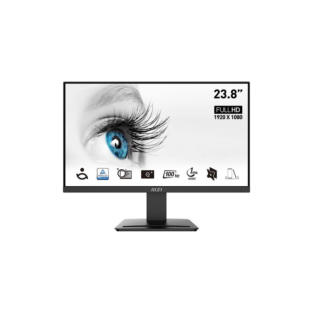 MSI PRO MP2412 | 23,8″ Full HD VA Monitor (100Hz) | 1920×1080 | HDMI + DisplayPort | VESA
