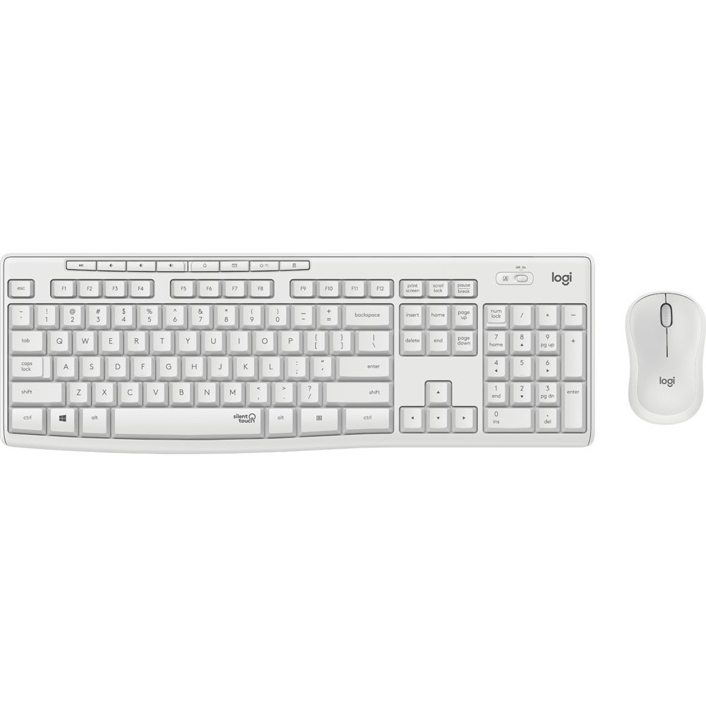 QWERTZ | Logitech MK295 Wit | Draadloze Muis en Toetsenbordcombo | QWERTZ | RENEWED