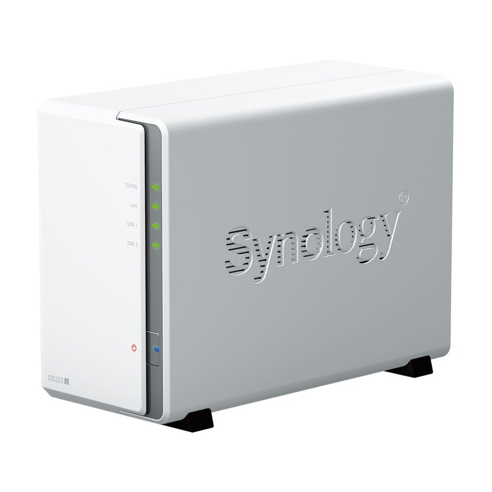 Synology DiskStation DS223j NAS | 2 Drive Bays | 1x Gigabit Ethernet | Wit - Afbeelding 2