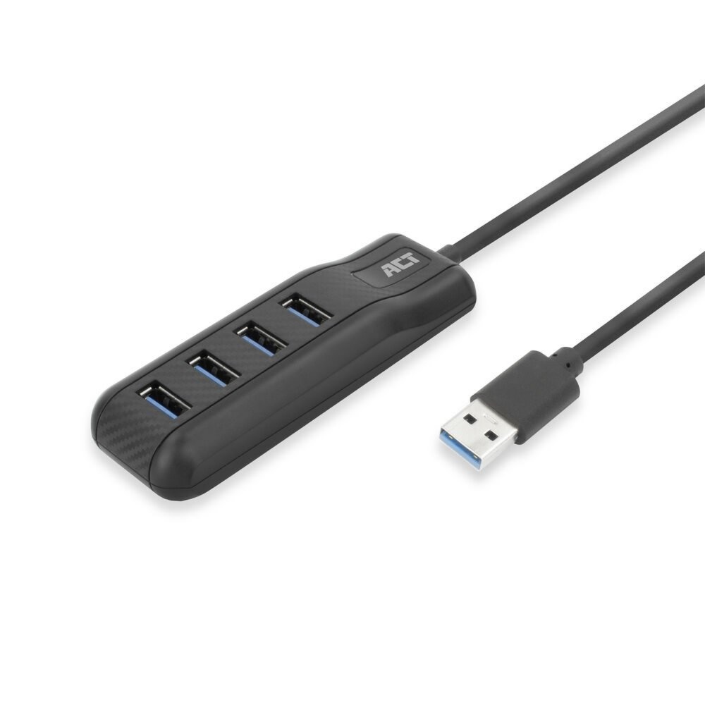 ACT AC6320 | USB 3.2 Gen 1 Interface Hub | Type-A | 5 Gbps | Zwart - Afbeelding 2