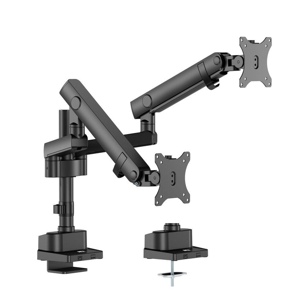 ACT AC8328 | Verstelbare Monitor-bureaubeugel | Tot 35″ | Max 12kg | VESA 100×100 | 2 Monitoren