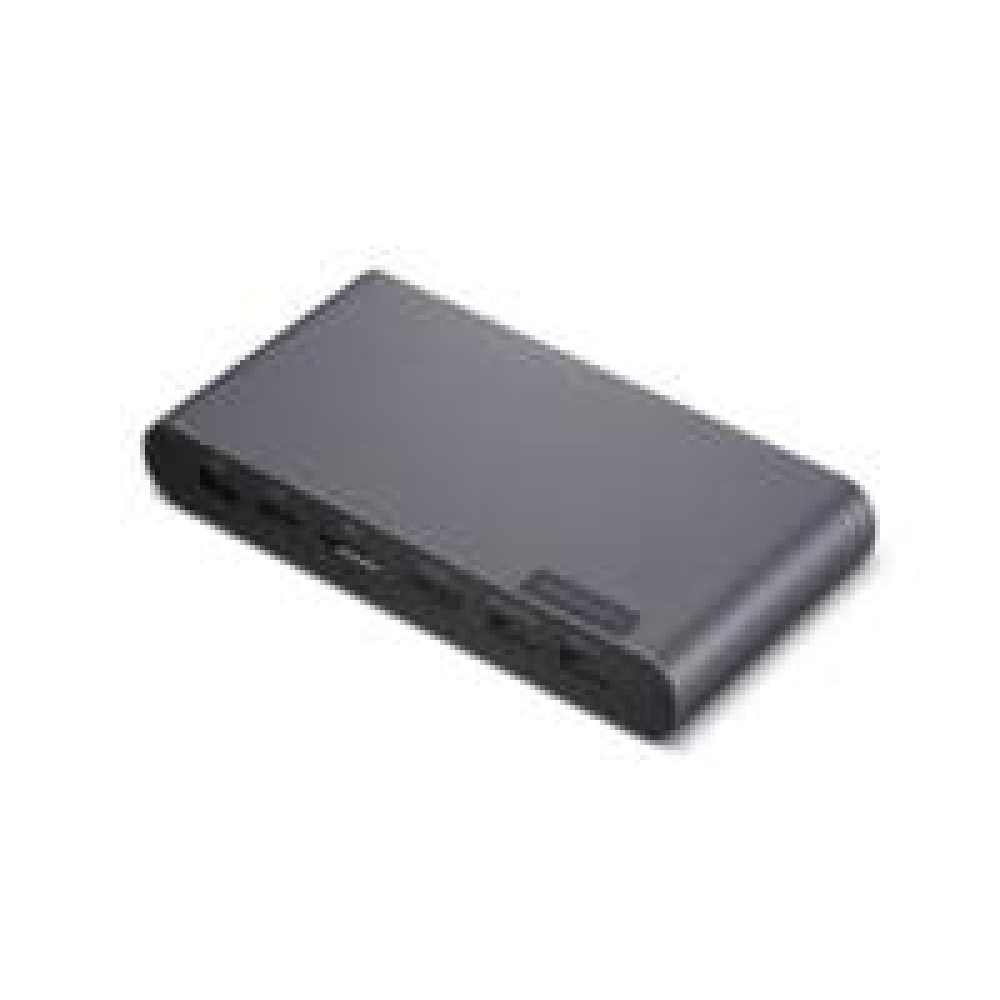 Lenovo 40B30090EU | Docking Station & Poortreplicator | USB-C 3.2 Gen 2 | INCL lader 135W Grijs - Afbeelding 3