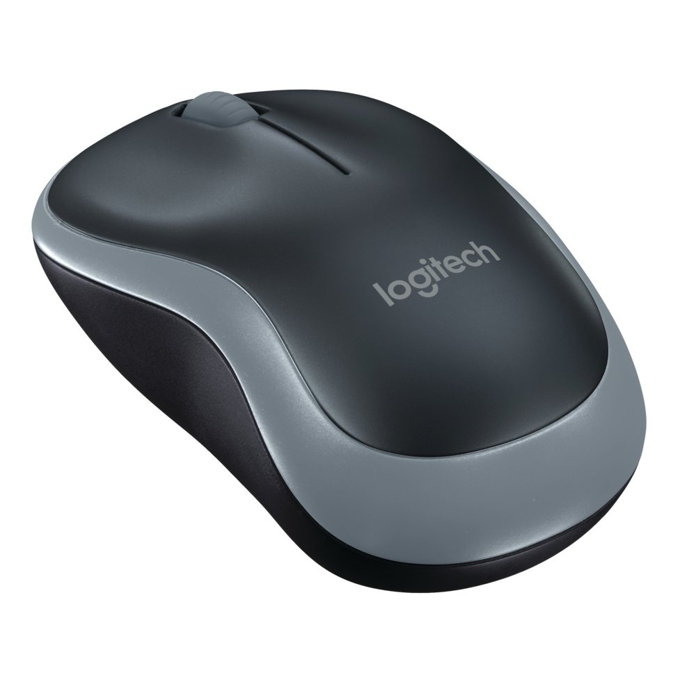 Logitech M185 | Draadloze Muis | Links- en Rechtshandig | RF | 1000 DPI | Zwart/Grijs - Afbeelding 5