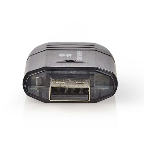 Nedis CRDRU2100BK | Geheugenkaartlezer | USB 2.0 | Zwart