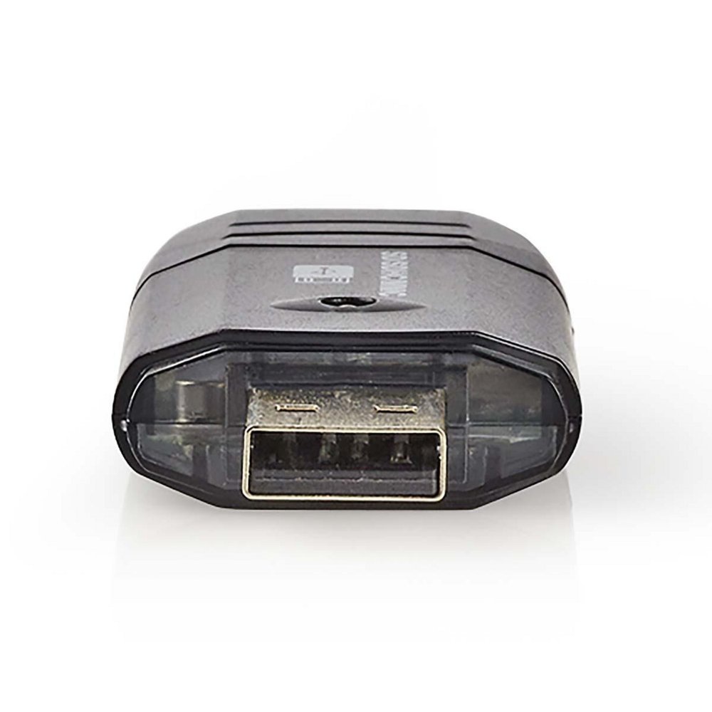 Nedis CRDRU2100BK | Geheugenkaartlezer | USB 2.0 | Zwart