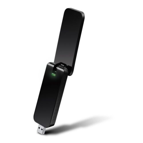 TP-Link AC1300 | Wi-Fi 5 Dual-band USB-adapter | 400 Mbps 2,4 GHz / 867 Mbps 5 GHz | USB 3.0 | Zwart