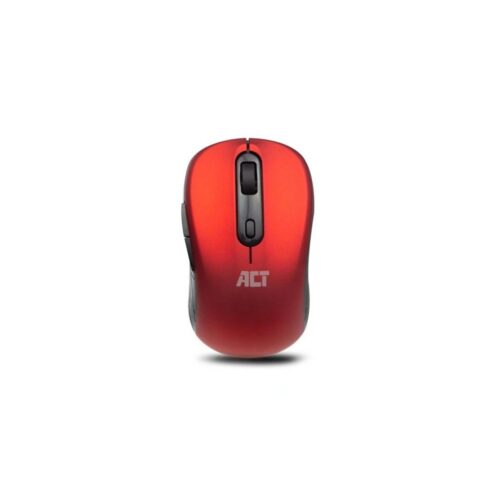 ACT AC5135 | Draadloze Muis | Links- en Rechtshandig | RF | 1600 DPI | Rood/Zwart