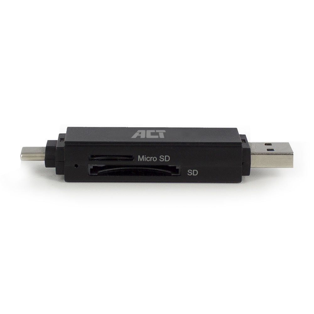ACT AC6375 | Geheugenkaartlezer | USB 3.2 Gen 1 | Zwart - Afbeelding 2
