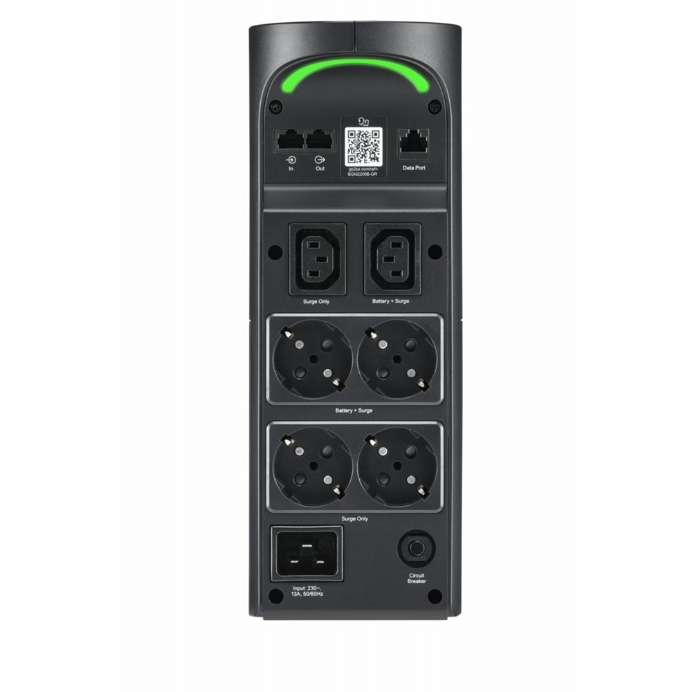 APC Back-UPS Pro Gaming BGM2200B-GR | 2200VA / 1320W | Line-Interactive | Pure Sinus | 4x Schuko + 2x IEC C13 | UPS - Afbeelding 3