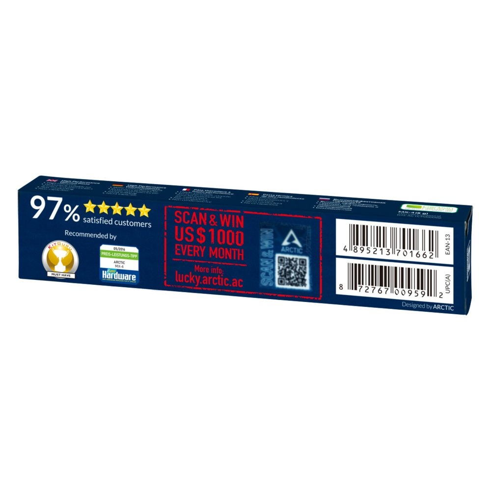 ARCTIC MX-4 Edition | Koelpasta | 8 Gram | Hoge thermische geleidbaarheid - Afbeelding 3