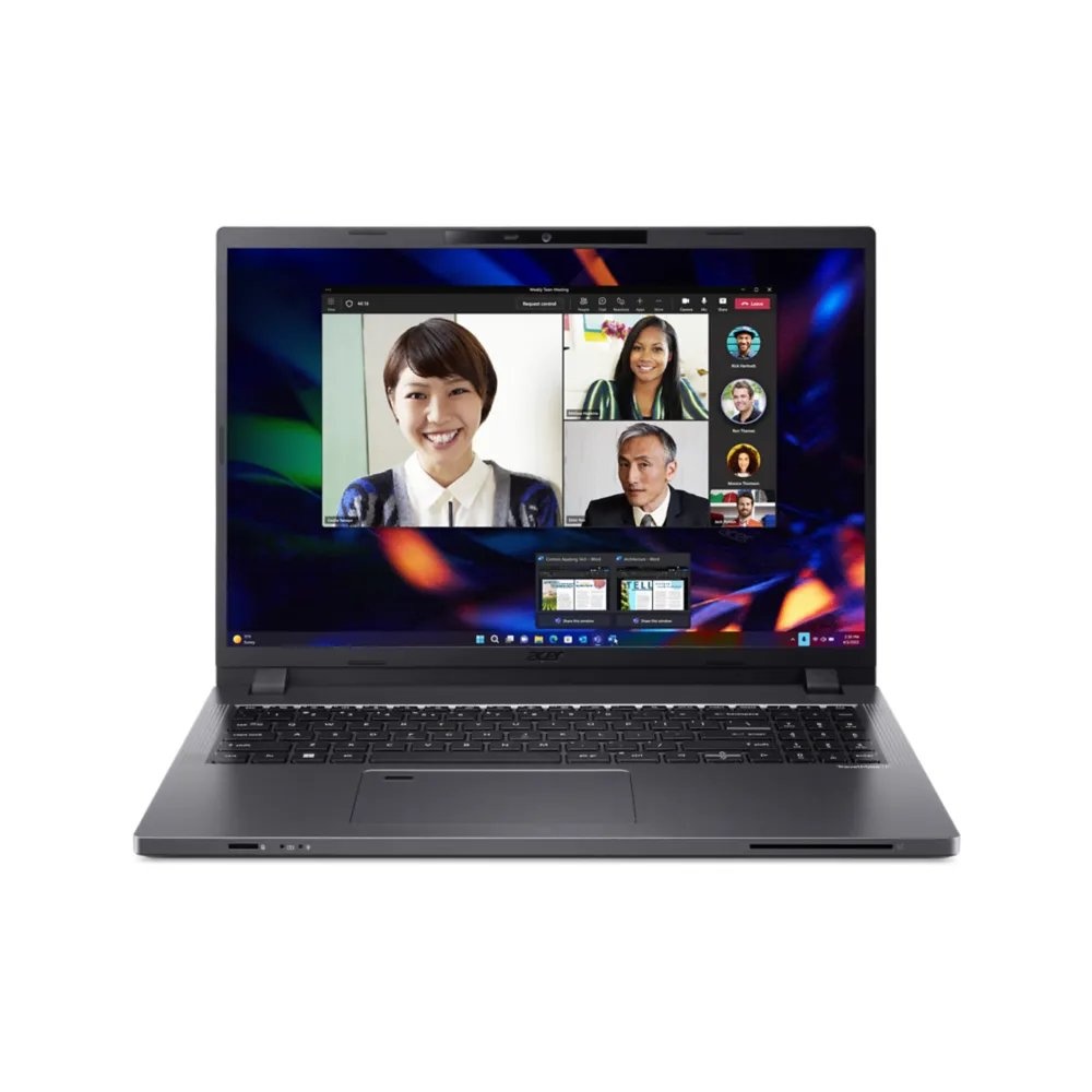 Acer TravelMate P2 | 16″ WUXGA IPS | Intel Core i7-1355U | 16GB DDR4 | 512GB SSD | IR Camera | W11 Pro | Steel Grey