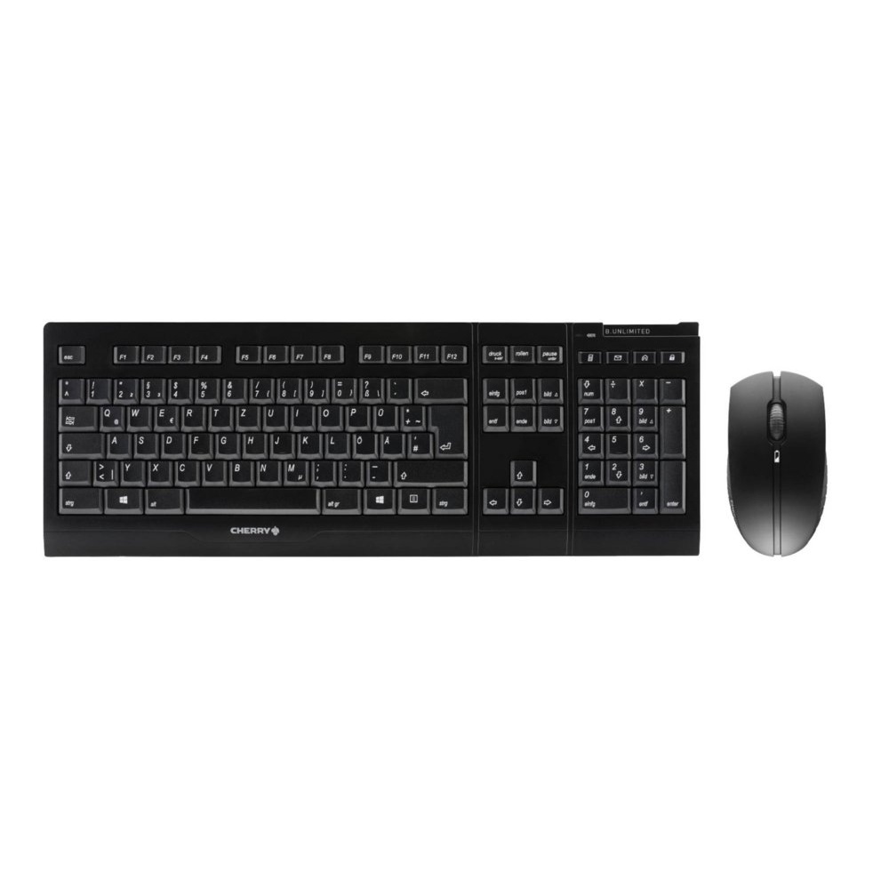 CHERRY B.Unlimited 3.0 | Draadloze Muis en Toetsenbordcombo | QWERTY | Zwart
