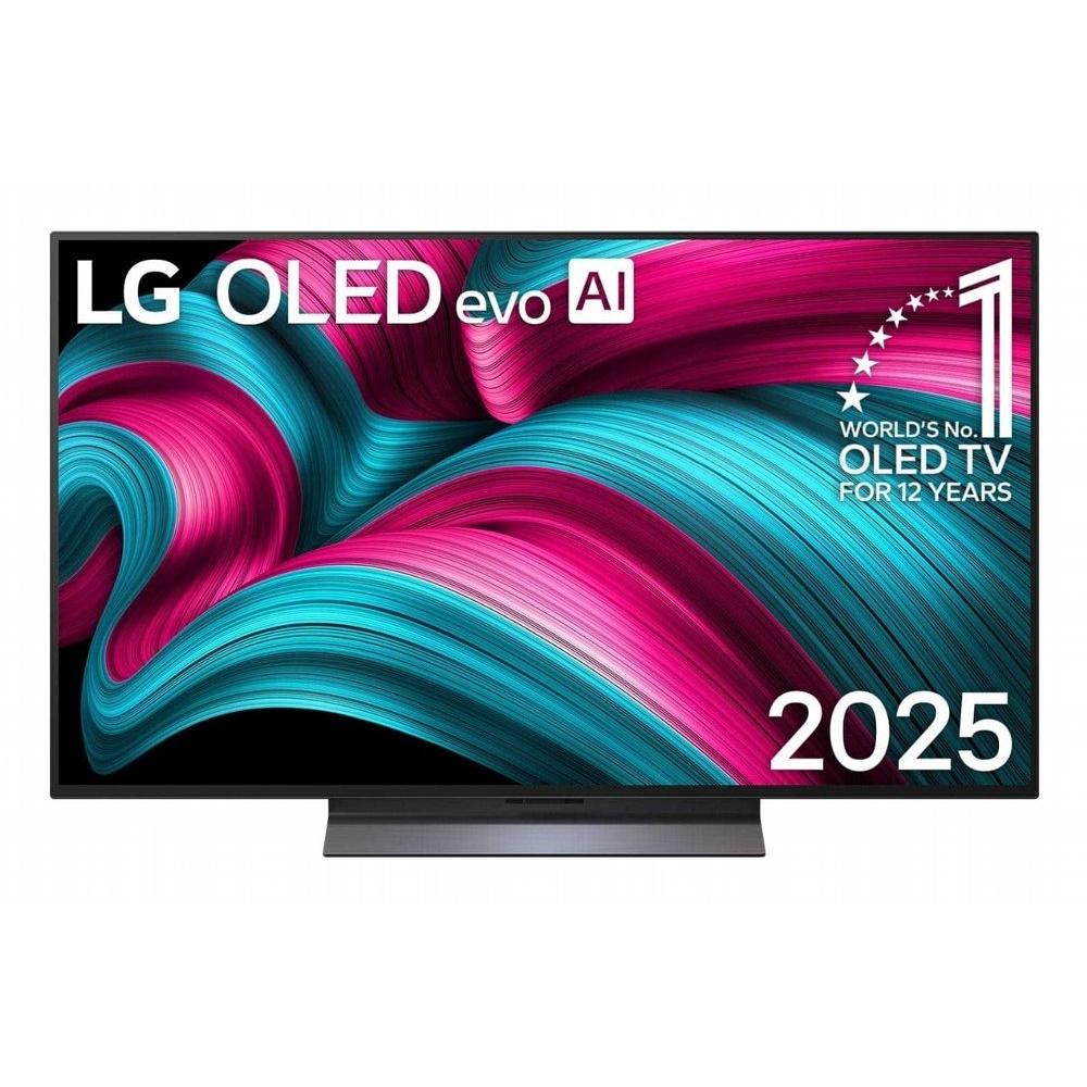 LG OLED48C54LA | 48” OLED evo C5 Smart TV | 4K Ultra HD | 144Hz | WiFi | webOS 25 | Zwart