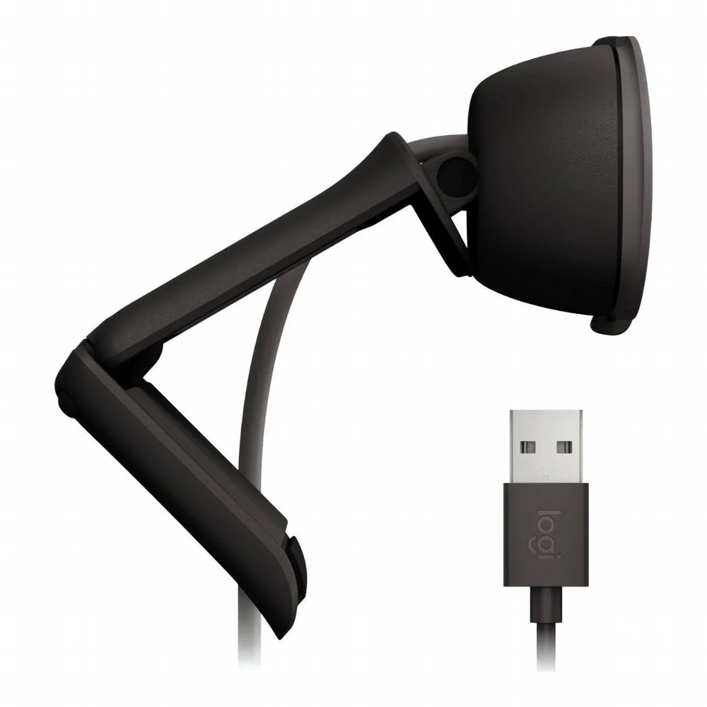 Logitech Brio 100 Full HD Webcam | 1080p | Ingebouwde Microfoon | Privacy Shutter | USB-A | Grafiet - Afbeelding 2