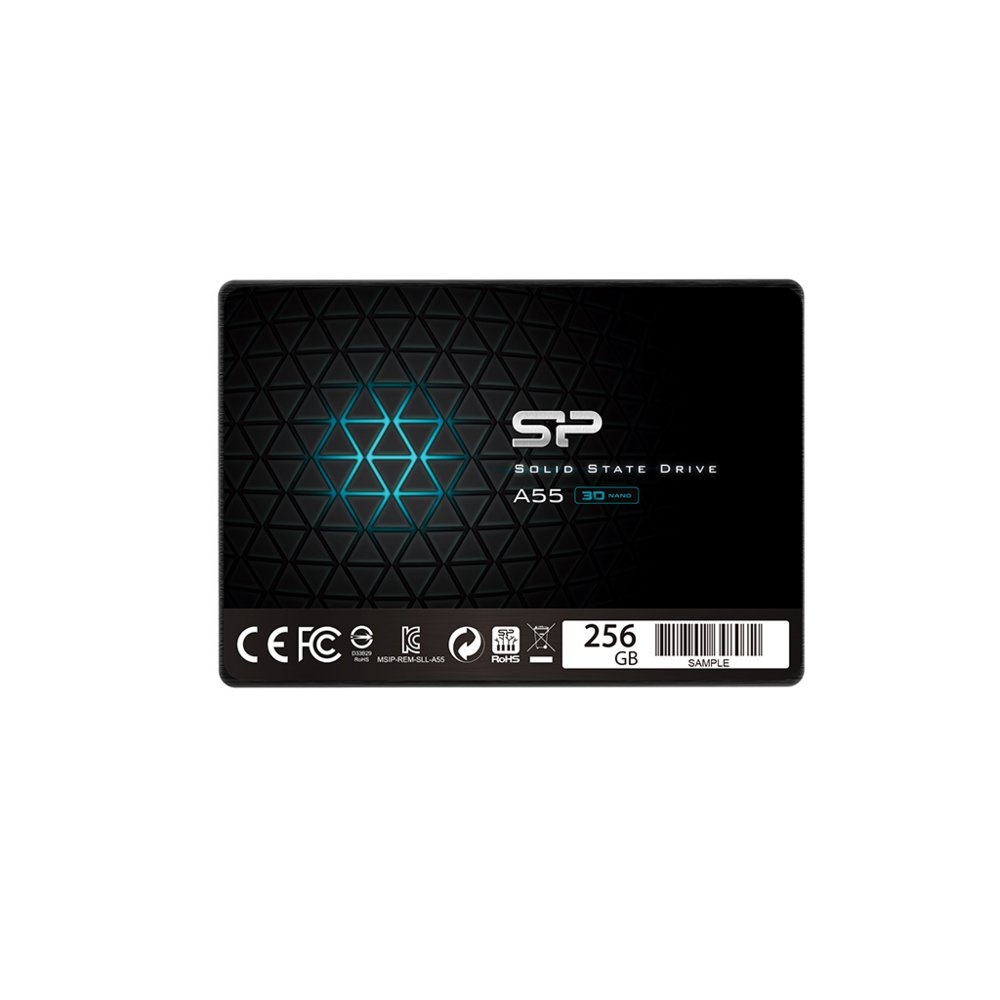 Silicon Power A55 | 256GB SATA SSD | 2.5” | 460MB/s Lezen | 450MB/s Schrijven