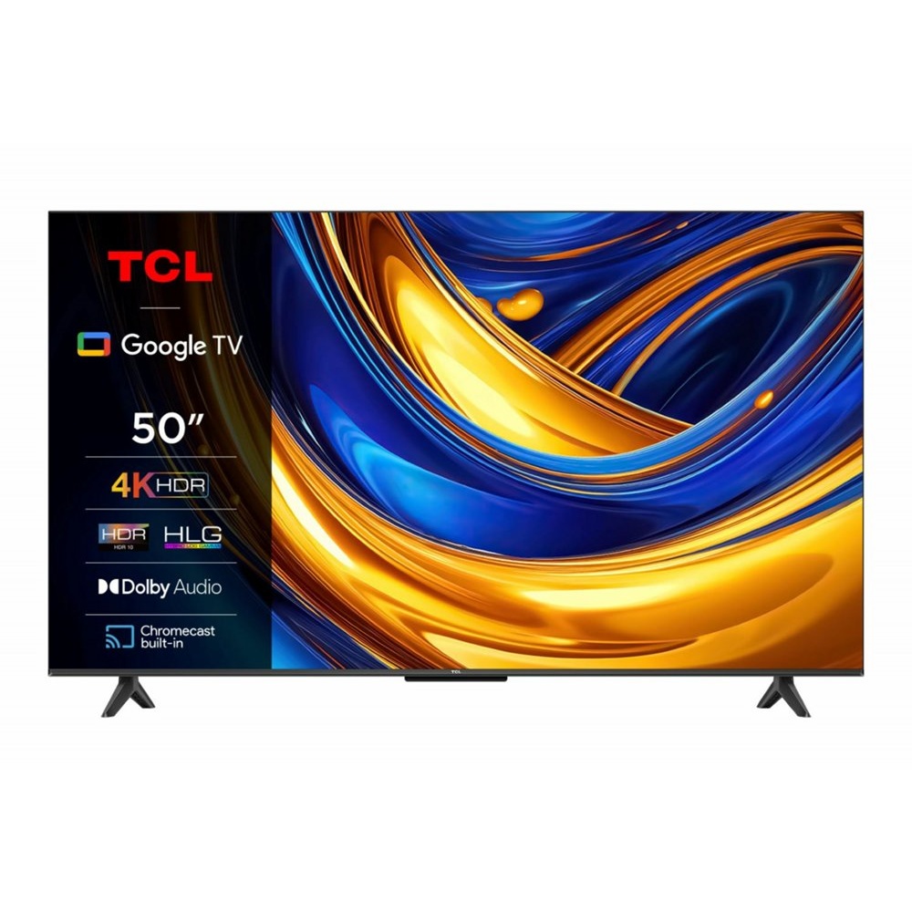TCL 50P61B 50″ | 4K Ultra HD LED Smart TV | Google TV + Wifi | HDR10 | 60Hz