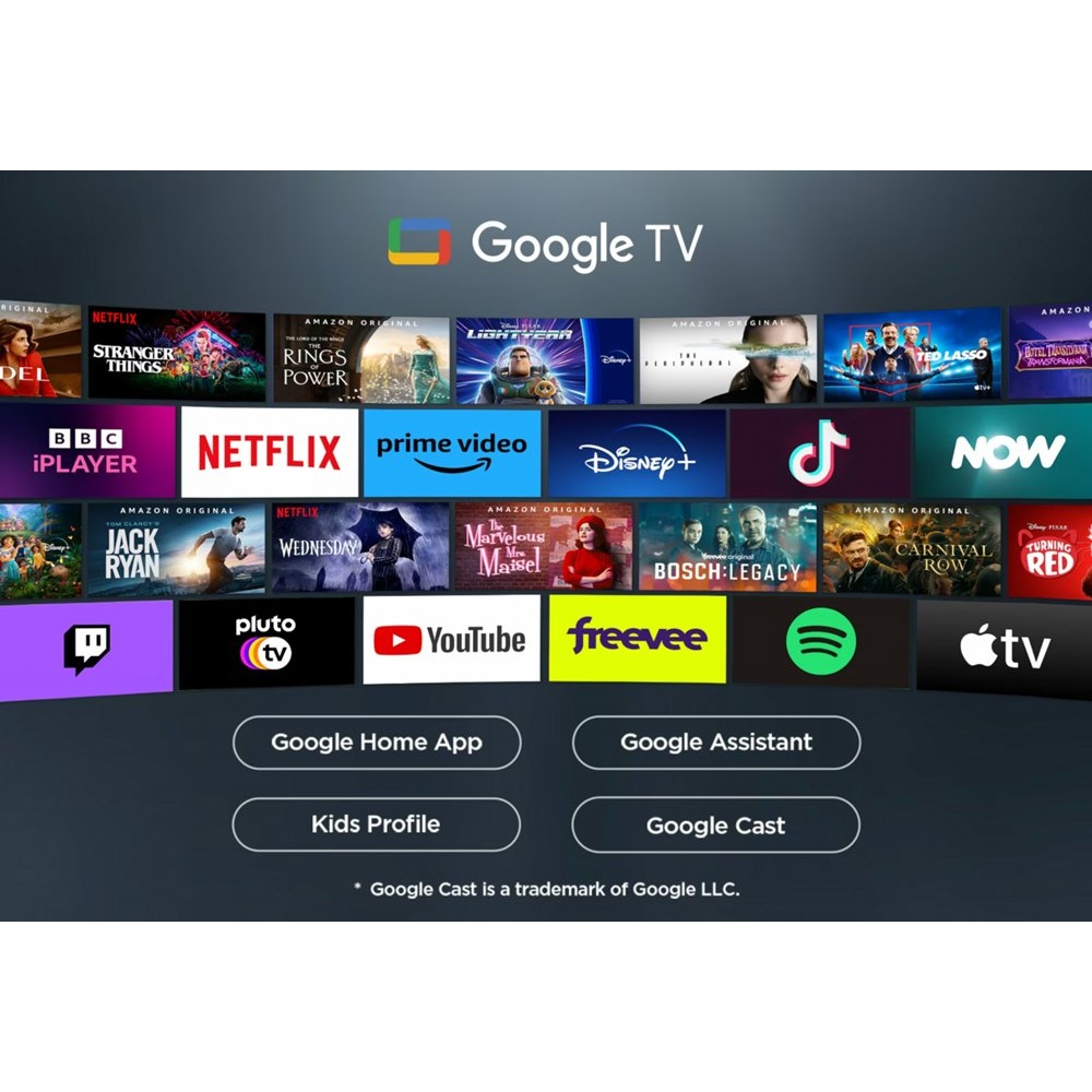 TCL 55V6C | 55" 4K Ultra HD DLED Smart TV | Google TV | Dolby Vision | 60Hz (2025) - Afbeelding 5