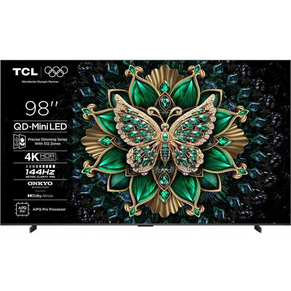 TCL 98C61K | 98″ 4K QD-Mini LED Smart TV | Google TV | 120Hz | Dolby Vision IQ