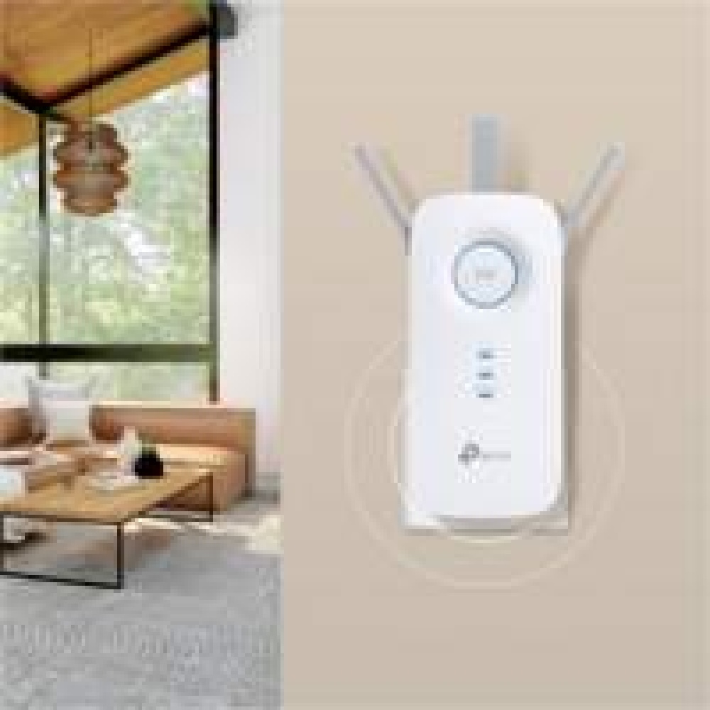 TP-Link RE550 | Wi-Fi 5 Range Extender | Dual-band | 1900 Mbps | Gigabit Ethernet | Wit - Afbeelding 2