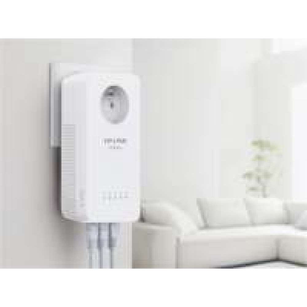 TP-Link TL-WPA8631P KIT | AV1300 Powerline Adapter Set | 1300 Mbps | Gigabit Ethernet | Wi-Fi AC1200 | Met Stopcontact | Wit - Afbeelding 3