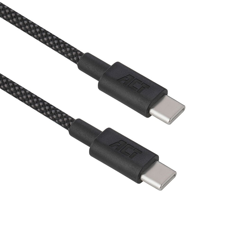 ACT AC3087 | USB 2.0 Kabel | USB-C naar USB-C | 240W | 480Mbps | Zwart | 2 Meter