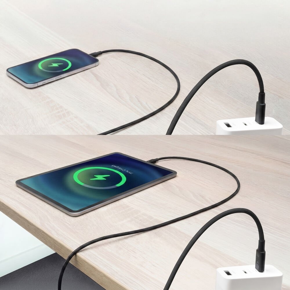 ACT AC3087 | USB 2.0 Kabel | USB-C naar USB-C | 240W | 480Mbps | Zwart | 2 Meter - Afbeelding 3