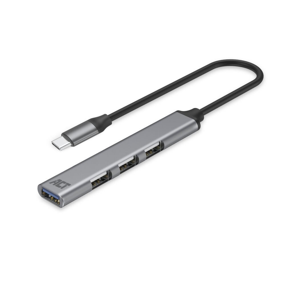 ACT AC6425 | USB 3.2 Gen 1 Interface Hub | Type-C | 5 Gbps | Grijs - Afbeelding 2