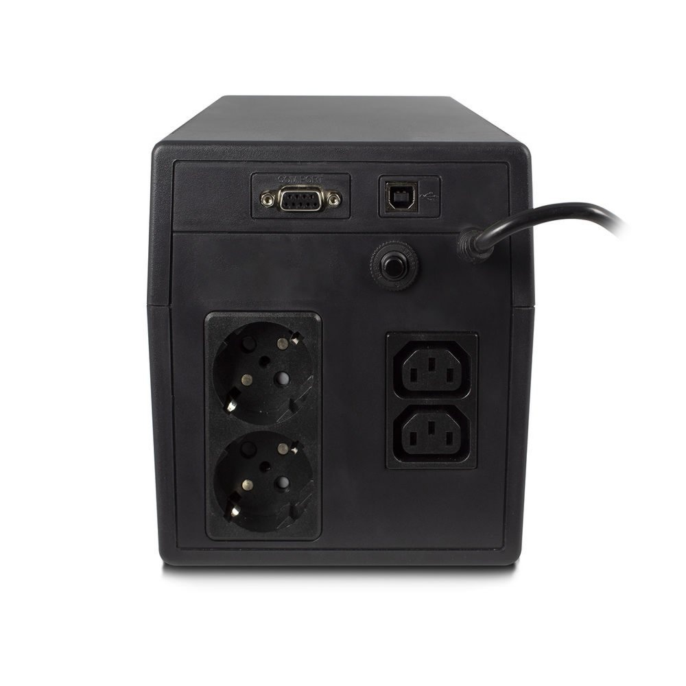 ACT Line-Interactive UPS AC2310 | 1000 VA Vermogen | 4 Uitgangen | Spanningstabilisatie met AVR | Beveiliging bij Netstoringen - Afbeelding 3