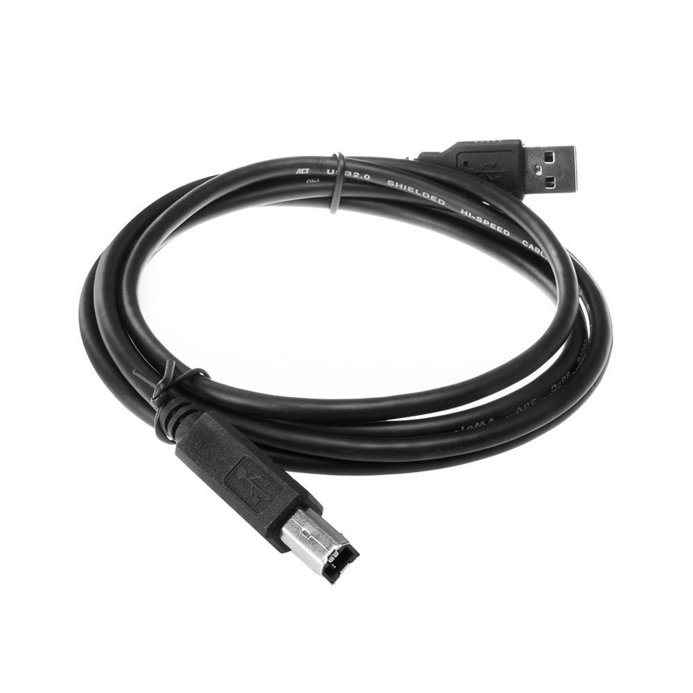 ACT SB2402 | USB 2.0 Kabel | USB-A naar USB-B | 1,8m | Zwart - Afbeelding 2