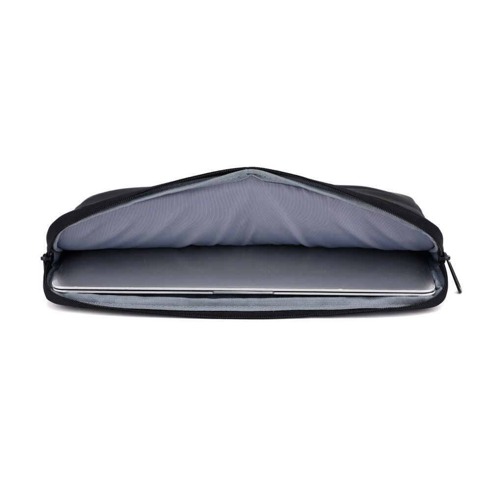 ACT Suburb 15.6" Laptop Sleeve | Grijs | Gemaakt van Recycled Plastic - Afbeelding 2