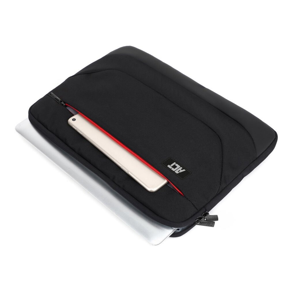 ACT Suburb 15.6" Laptop Sleeve | Grijs | Gemaakt van Recycled Plastic - Afbeelding 3