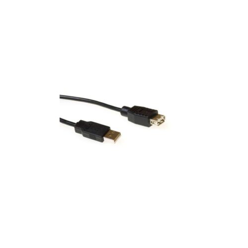ACT | USB 2.0 Verlengkabel | USB-A Male naar USB-A Female | Zwart