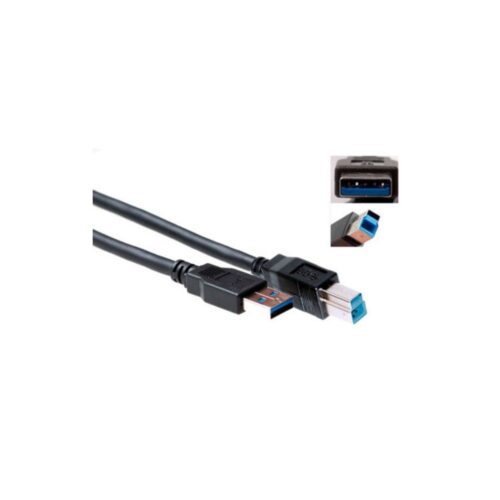 ACT | USB 3.0 Kabel | USB 3.2 Gen 1 | USB-A naar USB-B | 1m | Zwart