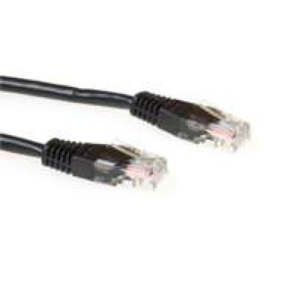 ACT UTP Cat 5E Patchkabel | 20 m | RJ45 | Zwart - Afbeelding 2