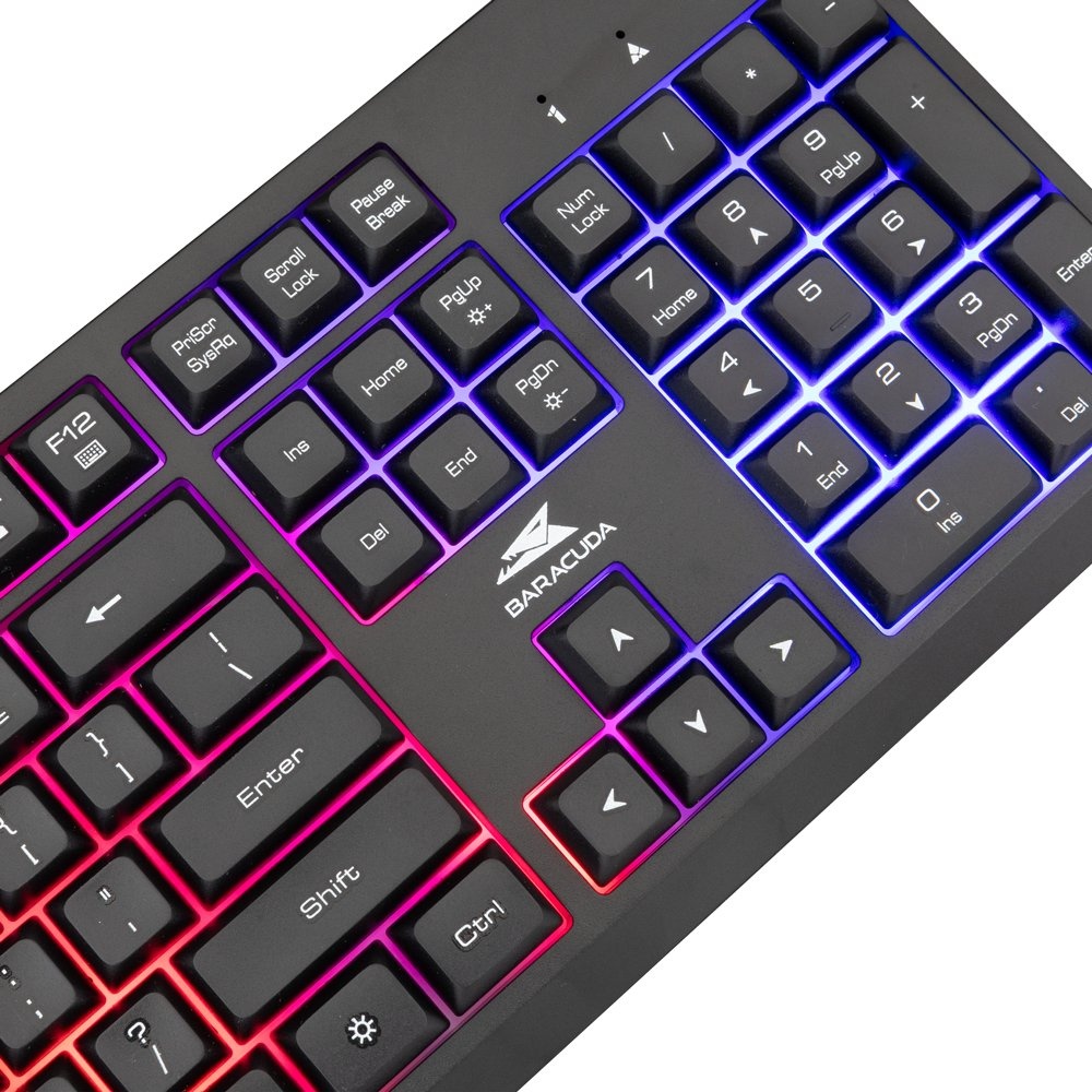 Baracuda STARFISH RGB | Bedraad Gaming Toetsenbord | QWERTY - Afbeelding 5
