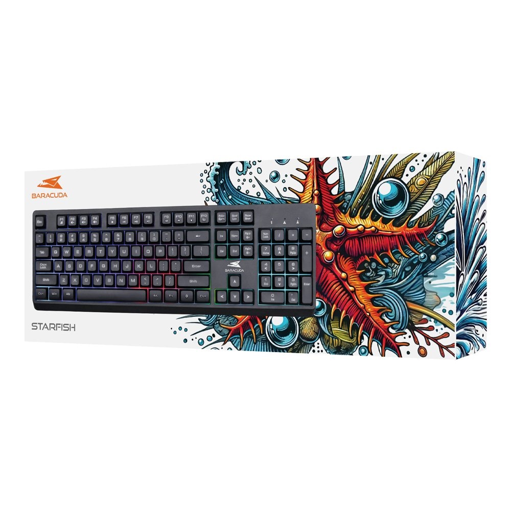 Baracuda STARFISH RGB | Bedraad Gaming Toetsenbord | QWERTY - Afbeelding 6