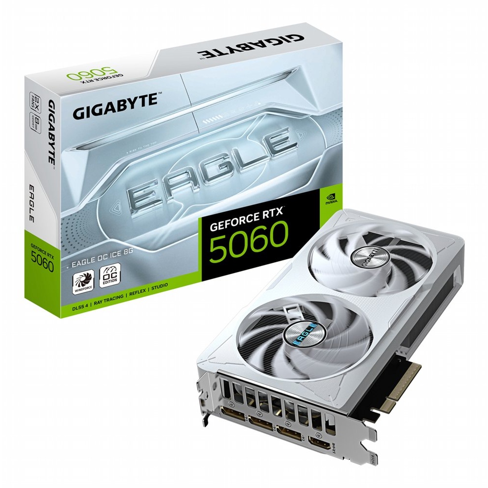 Gigabyte GeForce RTX 5060 EAGLE OC | 8GB GDDR7 | DLSS 4 | Videokaart | Nvidia GPU