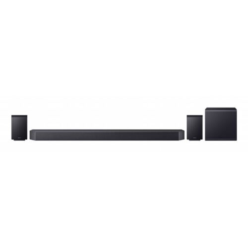 Samsung HW-Q990H Q-Series | 11.1.4-kanaals Dolby Atmos Soundbar | Draadloze Subwoofer & Rear Speakers | Zwart