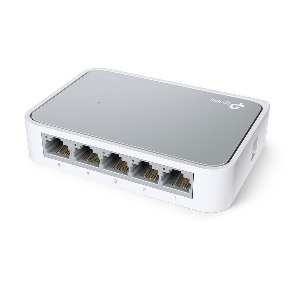 TP-Link TL-SF1005D | Unmanaged Switch | 5-poorts Fast Ethernet (10/100 Mbps) | Wit - Afbeelding 4