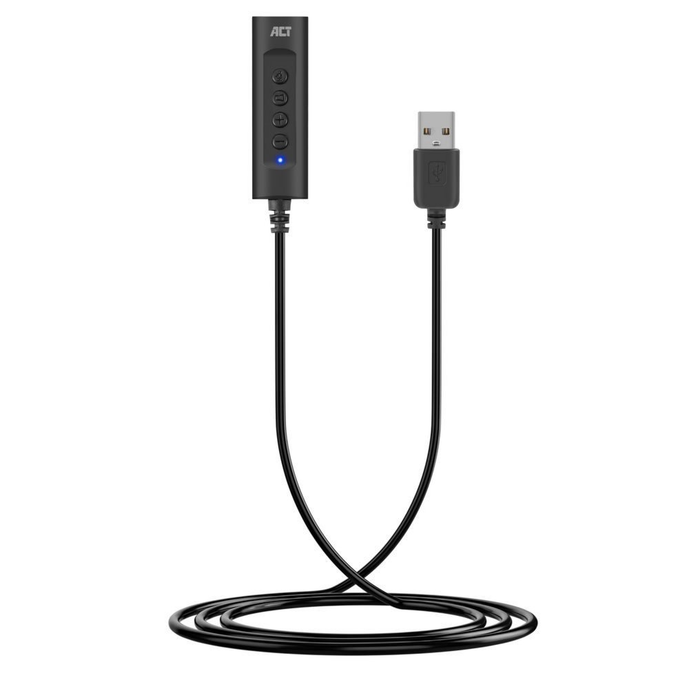 ACT AC9360 | USB Geluidskaart | 3,5 mm Audio | Plug & Play | Compact Design - Afbeelding 2