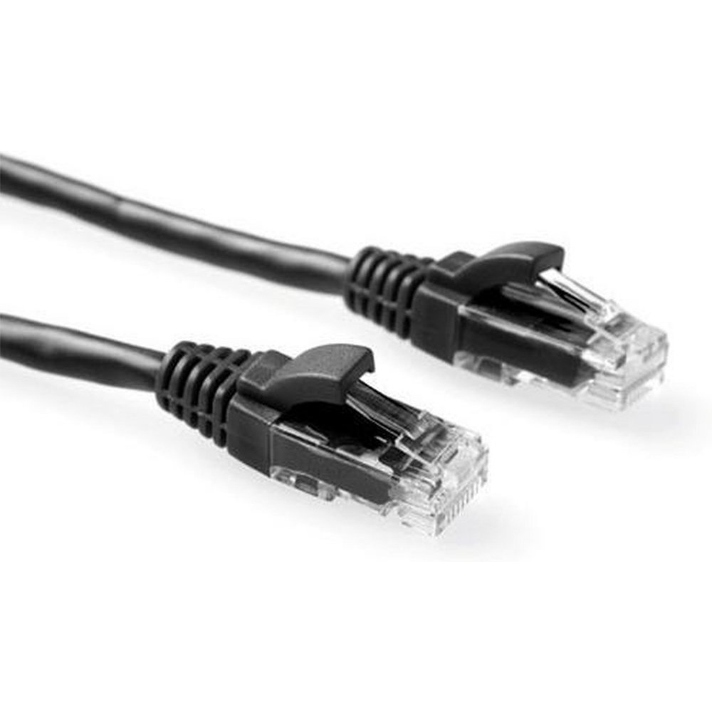 ACT netwerkkabel | Cat6 | U/UTP (UTP) | 1,5 m | Zwart