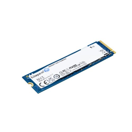Kingston NV3 | 1TB NVMe SSD | M.2 | Gen4 | 6.000MB/s Lezen | 4.000MB/s Schrijven