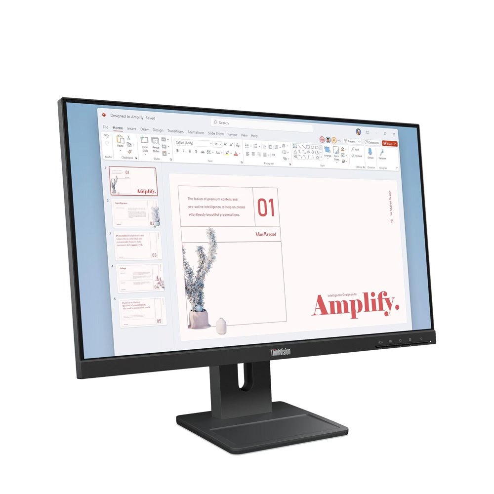 Lenovo ThinkVision E24-40 | 23,8" Full HD IPS | 100Hz | HDMI & DisplayPort | Monitor - Afbeelding 2
