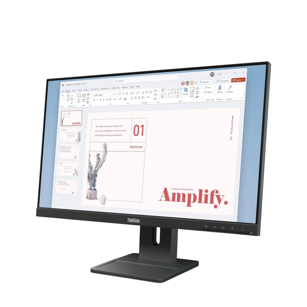 Lenovo ThinkVision E24-40 | 23,8" Full HD IPS | 100Hz | HDMI & DisplayPort | Monitor - Afbeelding 3